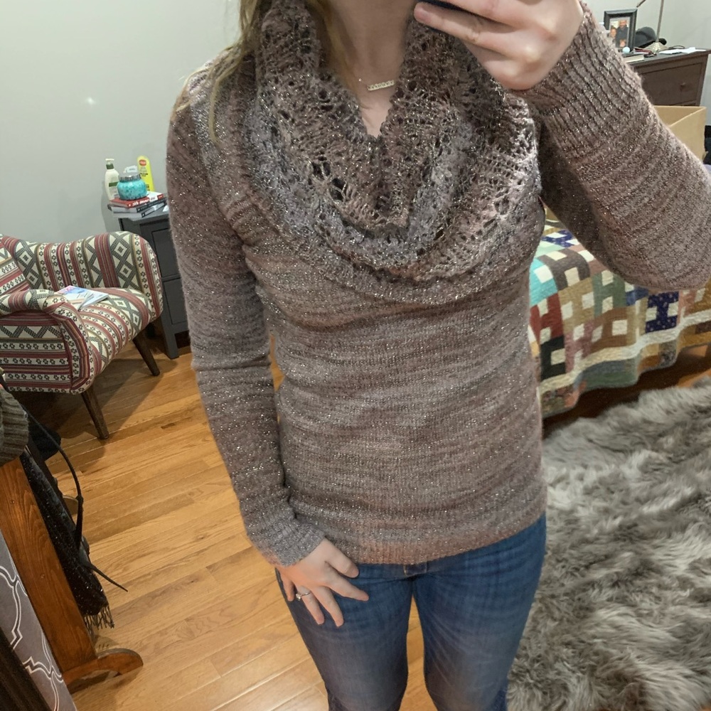 Sparkly purple(ish) sweater